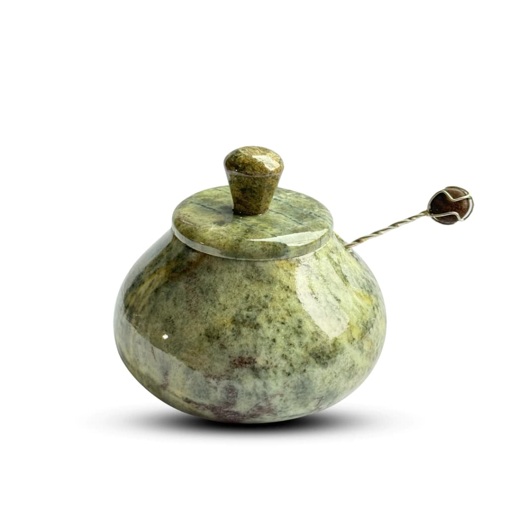 Pimenteira Medieval Pedra Sabão Envernizada