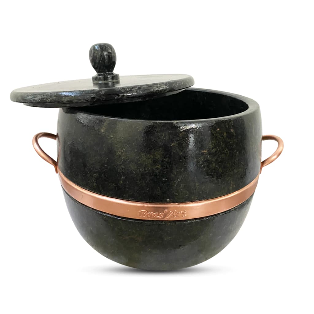 Panela Super Grande De Pedra Sabão Sinha 15 litros