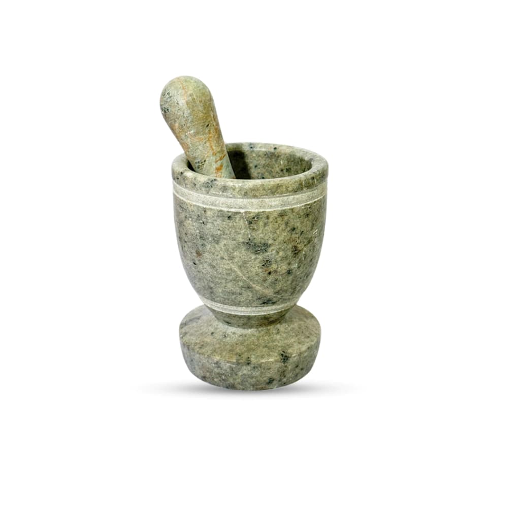 Pilão de pedra sabão miniatura decorativo