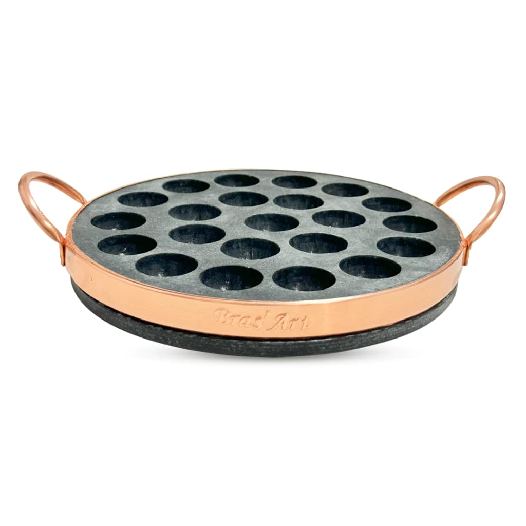 Provolera 27 Cm Em Pedra Sabão 25 Cavidades