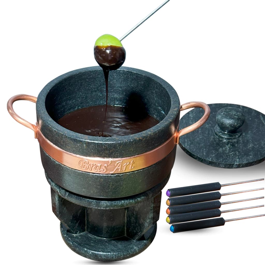 Fondue De Pedra Sabão 500 ml Ideal Para Queijos e Chocolate