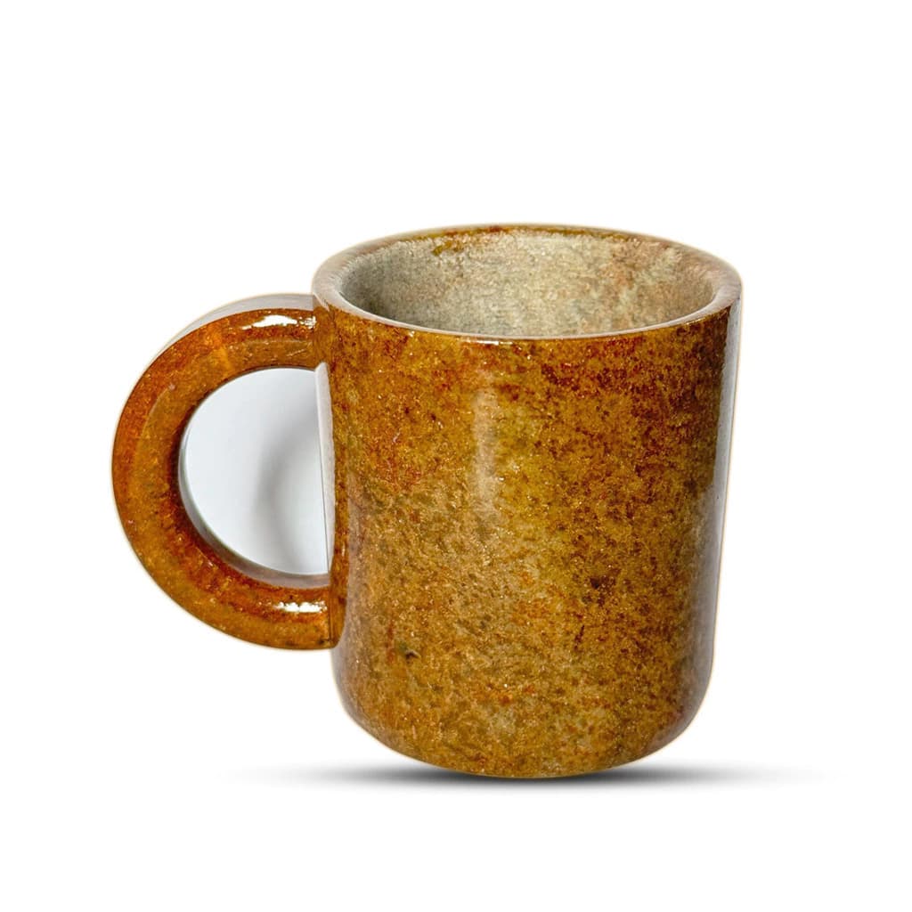 Caneca De Pedra Sabão Para Café 150 ml Envernizada